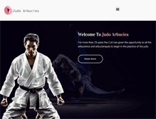 Tablet Screenshot of judoarbucies.com